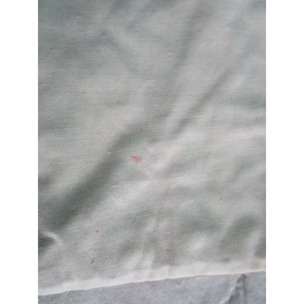 Vintage Patchwork Quilted Christmas Stocking Lace Trim Spots On Back GUC - Picture 10 of 12
